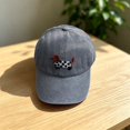 thumbnail image 5 of HGIEYS Girls Baseball Cap,Cute Toddler Baseball Cap | Adjustable Strap Sun Hat for Toddler & Kids Gift 3-6 Years, 5 of 5