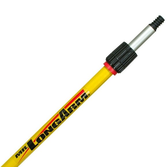 Mr Longarm Extension Handle 3206 PRO-POLE; Used With Standard Threaded Tools/Paint Rollers/Edgers And Dusters; Extendable; 3 To 6 Foot Length; Fiberglass Handle/Anodized Aluminum Slider