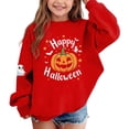 thumbnail image 5 of Zorckvet Girls' Fleece Crew Neck Sweatshirts and Hoodies for Little Kids with Ribbed Cuffs, 5 of 7