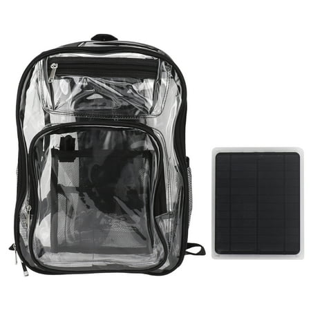 

Big sale 20W Solar Panel with USB DC Type C DC Ports with Transparent Backpack Lightweight High Efficiency Solar Panel Charger for Outdoor