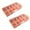 10 Grid Orange, variant on Magik 2-4 Pack Plastic Storage Case Box Jewelry Earring DIY Making Tool Containers 15 Grids Removable Dividers (2 Pack, 15 Grid Orange)