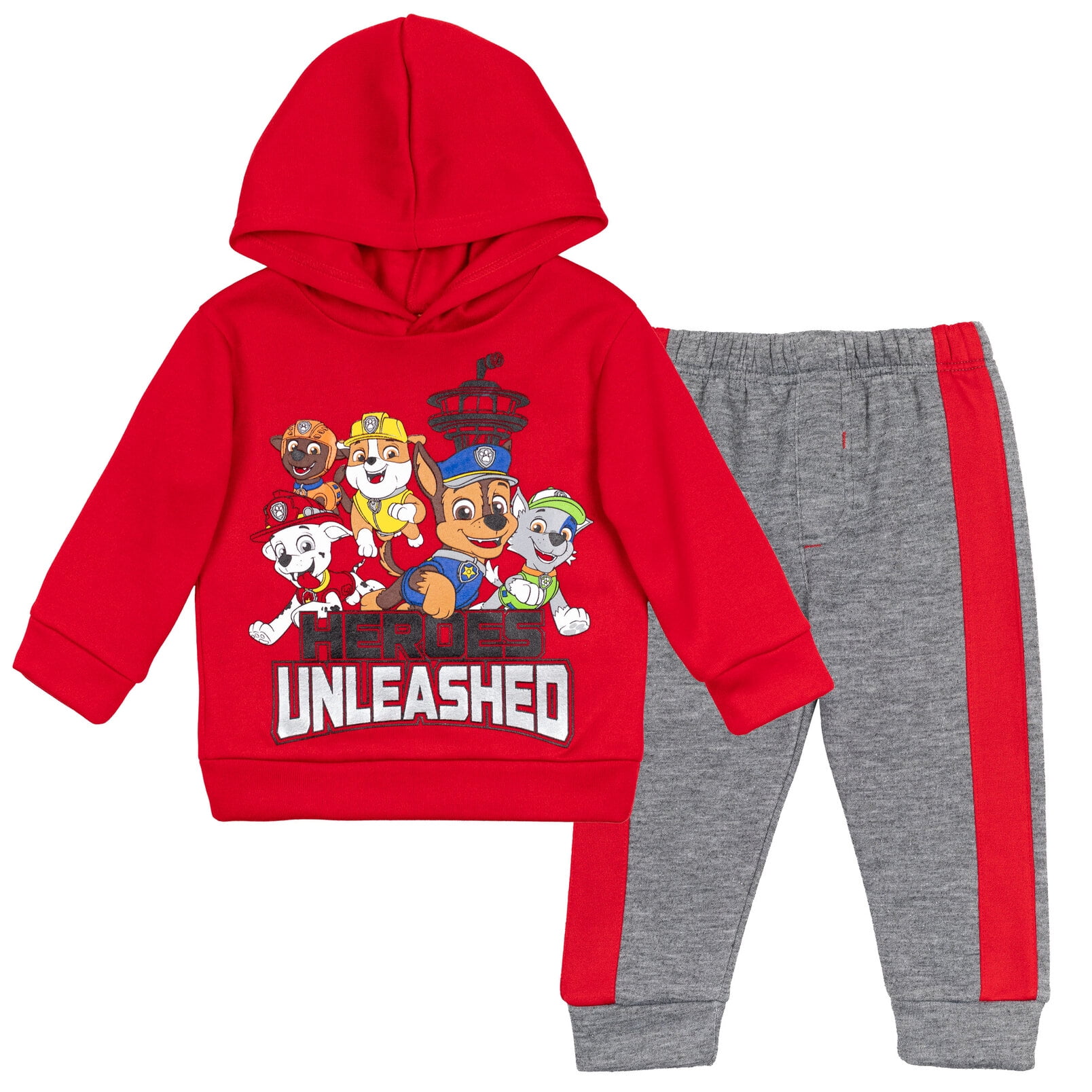 Paw Patrol Boys French Terry Zip-Up Hoodie and Jogger Pants Set 