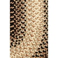 thumbnail image 2 of Grey Indoor & Outdoor Rug, Braided Textured Design, 2Ft. X 4Ft. Oval Runner Sunroom/Porch Carpet, 2 of 2