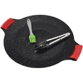 thumbnail image 5 of 30cm Outdoor Camping Grill Plate Non-Stick Korean Barbecue Meat Pot Flat, 5 of 10