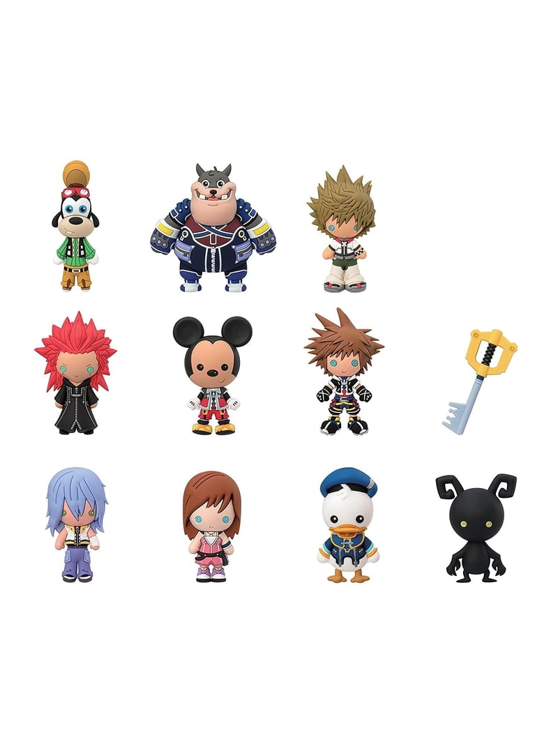 Kingdom Hearts 3D PVC Foam Collectible Blind Box Key Chain Toys