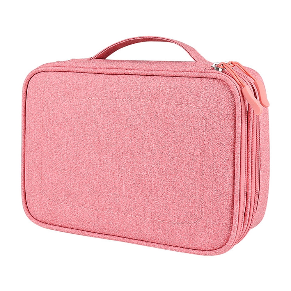 Travel Cable Organizer Bag, Electronic Accessories Case Portable Double