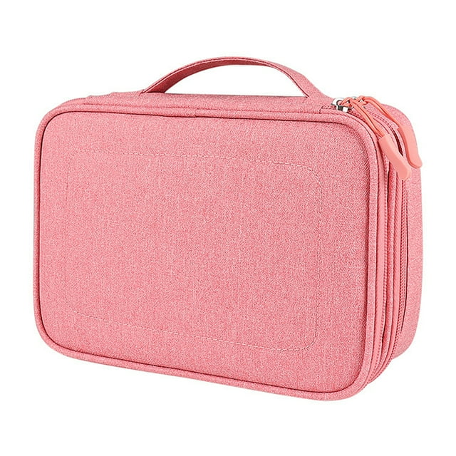 Travel Cable Organizer Bag, Electronic Accessories Case Portable Double