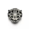 thumbnail image 2 of U8MO 10pcs Brass Micro Pave Cubic Zirconia Beads Leopard Hollow Loose Spacer 11x11mm-Gunmetal, 2 of 2