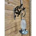 thumbnail image 5 of Decorative Hummingbird Cast Iron Plant Hanger Hook - Large 11.25" Deep, 5 of 6
