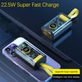 thumbnail image 5 of Portable Charger Power Bank 20000mAh Transparent External Block Shapes Battery Pack, 5 of 6