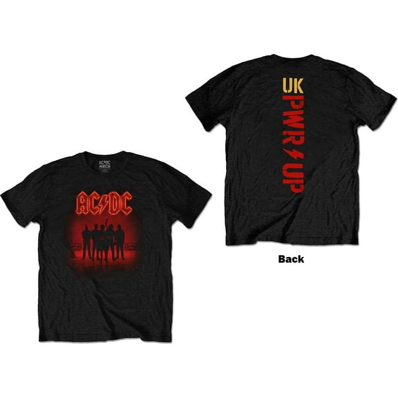 AC/DC Unisex T-Shirt PWR-UP (Back Print) (Small)