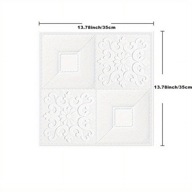5pcs/10pcs DIY 3D Wall Sticker Wallpaper Foam Soft Brick Self Adhesive Waterproof Mould Proof Room Home Living Room Bathroom Kitchen Bedding Room Decoration