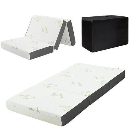 6 Twin Size Tri Folding Memory Foam, Twin Folding Mattress Sofa Bed