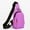 Purple, variant on PRETXORVE Women Men Simply Fashion Bag Strap Messenger Shoulder Bag Crossbody Purse Bag Mobile Phone Bag