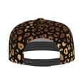 thumbnail image 5 of Adjustable Baseball Cap, Trendy gold leopard black Flat Bill Trucker Flat Brim Hats Dad Hat for Men Women - Snapback Hat Adjustable Size, 5 of 7