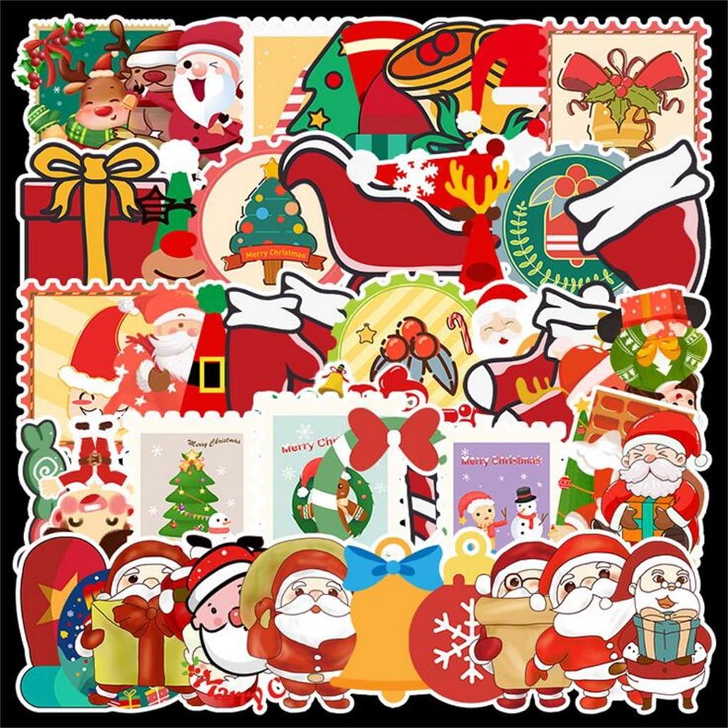 Details about  / 180 PCS Christmas Snowflake Window Stickers Clings Decoration White Xmas Decals