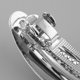 thumbnail image 4 of Pinza de pelo ovalada brillante Sunnimix Cinta de pinza de pelo francesa Plata, 4 of 8