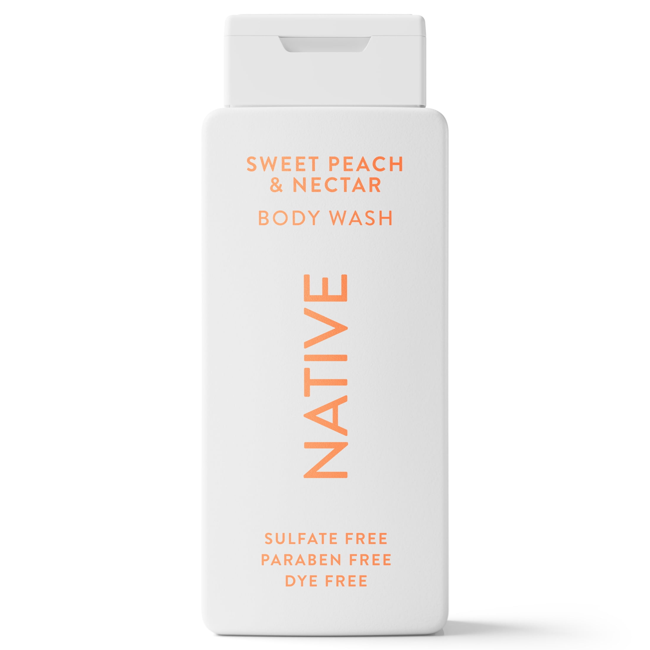Native Moisturizing Shampoo, Conditioner, & Body Wash Set, Sweet Peach & Nectar, Sulfate & Paraben Free, 16.5 oz