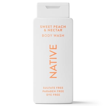 Native Body Wash, Sweet Peach & Nectar, Sulfate Free, for Women & Men, 18 fl oz