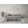 thumbnail image 3 of Ahgly Company Indoor Square Oriental Gray Traditional Area Rugs, 5' Square, 3 of 4