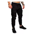 thumbnail image 3 of Pantalón Bolsas Cargo Jogger Moda Casual Gabardina 2905 Gyk, 3 of 7