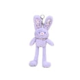thumbnail image 4 of Llavero de peluche de conejito, colgante, recuerdo de fiesta, adorno de conejo, llavero de conejo para niños y adolescentes Púrpura, 4 of 9