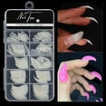 thumbnail image 4 of ZPAQI 100Pcs Half Cover Nail Tips Eagle Claw False Nails Tips Nail Extension, 4 of 13