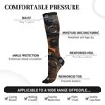 thumbnail image 2 of Sikiie Vintage Gentleman Duck 1 Pairs Compression Socks for Men and Women 15-20 mmHg Running Support Socks, 2 of 7