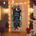 thumbnail image 4 of TAIAOJING Cute Christmas Door Cover Decorations Santa Elk Hanging Cloth Holiday Party Layout Scene Background Cloth Photography Banner, 4 of 4