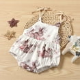 thumbnail image 3 of MUXiin Baby Girl Easter Outfit Bubble Romper Embroidery Cute Smocked Baby Girl Clothes, 3 of 4