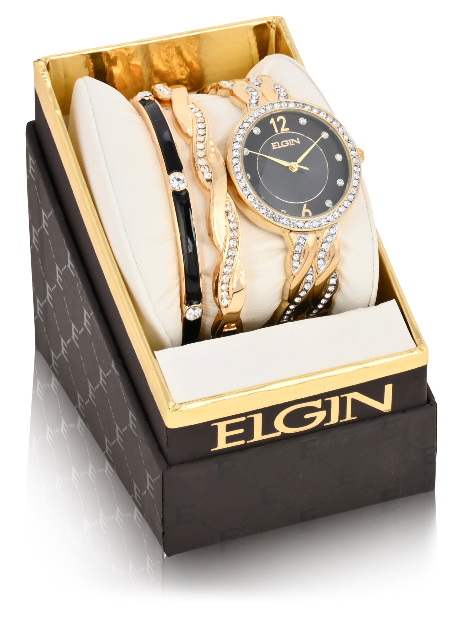 Elgin Elegant Gold Women\'s Watch Elgin Adult Female Analog Watch in Gold with Oval Bahrain | Ubuy main image 3