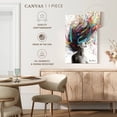 thumbnail image 5 of Elephant Stock The Edge Wall Art - Vertical Canvas Wall Art - Living Room Wall Decor - Fashion And Beauty Canvas - Gray And Gold Decor By Ashvin Harrison - 20" x 30", 5 of 8