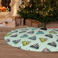 thumbnail image 6 of Yiaed Lighthouse Print Christmas Tree Skirt , Tree SkirtsTree Mat for Christmas Winter Holiday Indoor Decorations-48", 6 of 7