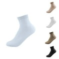 thumbnail image 5 of Soumake 10 Pairs Socks Disposable Soft Polyester Solid Color Breathable Unisex For Ice Rink Fashion, 5 of 8