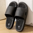 thumbnail image 6 of Rotm Reflexology Slippers Massage Slippers Therapeutic Reflexology Sandals for Foot Acupoint Massage Shiatsu Arch Support House Sandals Black,7.5, 6 of 6