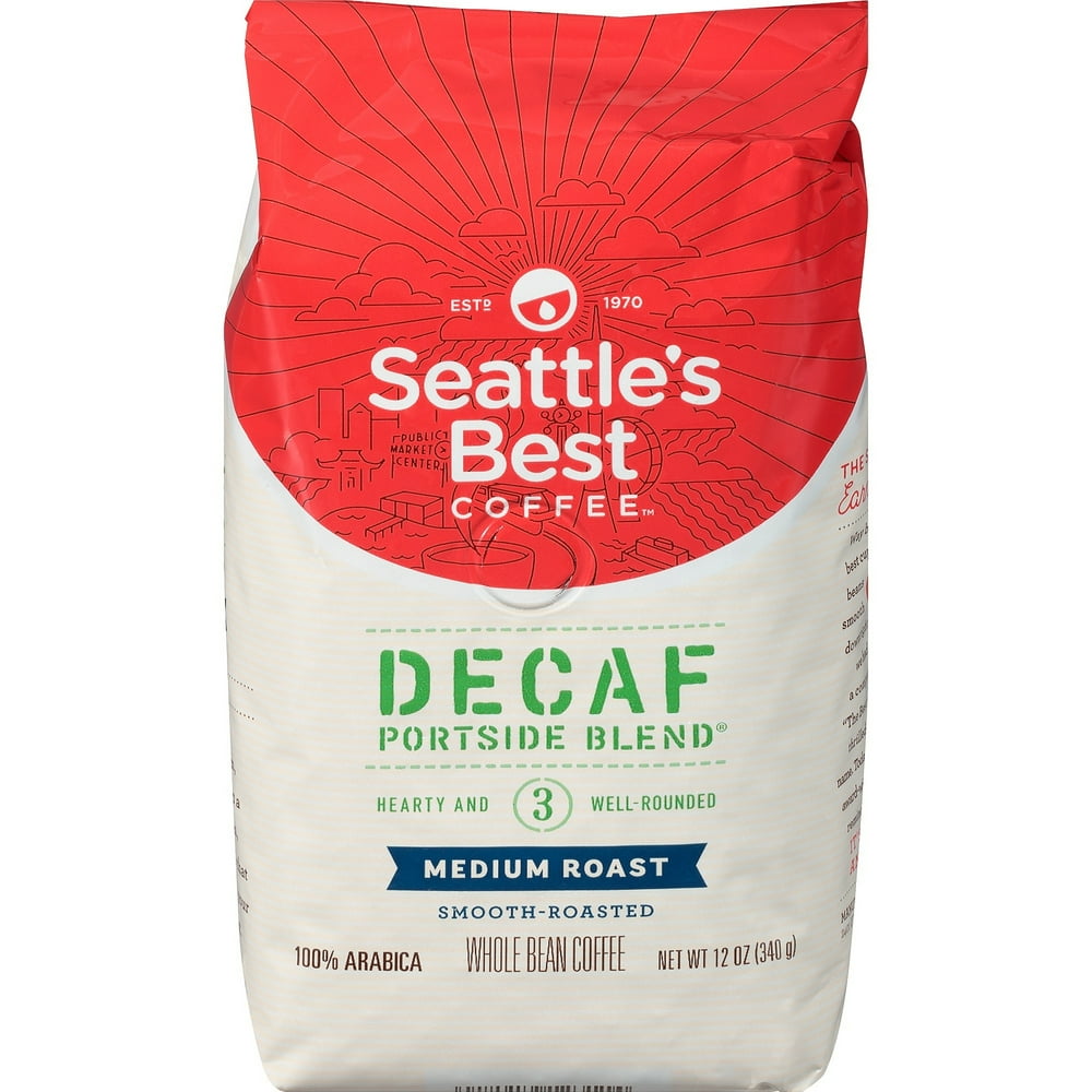 Seattle's Best Coffee Decaf Whole Bean Coffee, 1 Each (Quantity