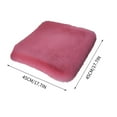 thumbnail image 2 of YIMWNYI Winter Plush Car Seat Cushion, Faux Rabbit Fur Warm Seat Cover, Thickened Single Seat Pad for Winter, Universal Fit, Non-Slip, with Fixed Buckles, 2 of 6