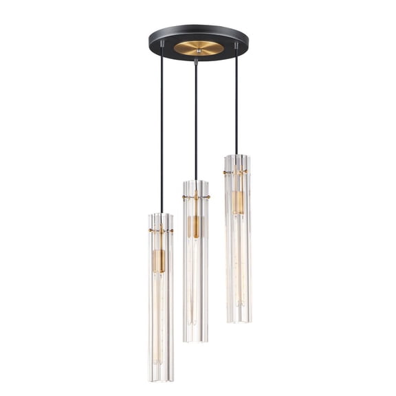 Maxim Lighting - Three Light Chandelier - Chandelier - Flambeau-3 Light