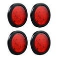 thumbnail image 7 of Astra Depot 4pcs Red 4" Round 24-LED Brake Stop Tail Light Fit Cargo Semi Trailer Container Tractor Truck Bus Lorries, 7 of 7