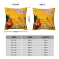 thumbnail image 2 of Yiaed The Chicken Family Print Pillow Covers Super Soft Decorative Square Throw Pillow Covers Case Cushion Covers for Sofa Couch Bedroom Car Decor（No pillow core）-20"x20", 2 of 7