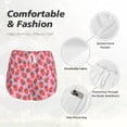 thumbnail image 4 of KLL Strawberry Pattern Shorts Women,Athletic Shorts High Waisted Running Shorts Pocket Sporty Short Gym Elastic Workout Shorts-Large, 4 of 7