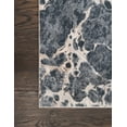 thumbnail image 6 of Unique Loom Oasis Collection Area Rug - Breeze (4' x 6' Rectangle Gray/Ivory), 6 of 7