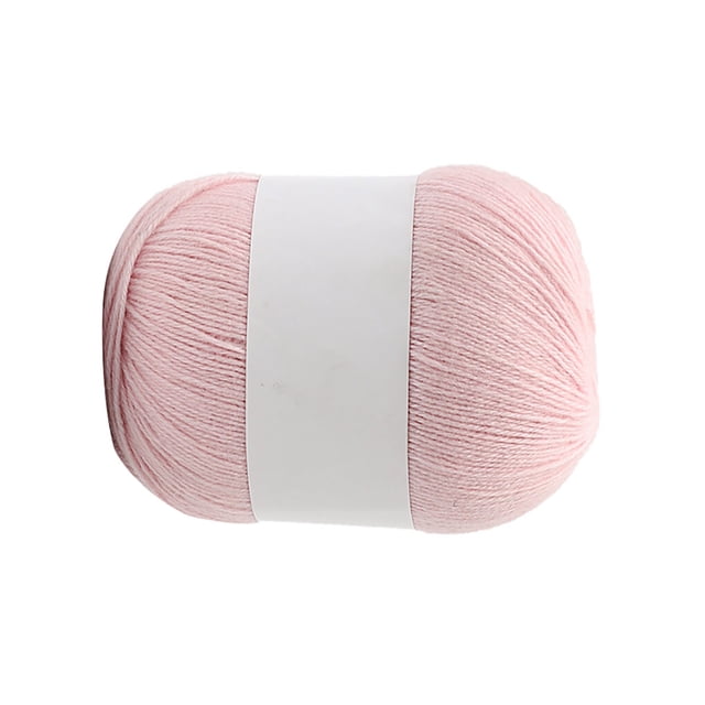 Cateissary Hilo de tejer, cuerda de tejer mezclada, cordón grueso de macramé para manualidades de ganchillo, cuerda para hacer bricolaje Tela de costura y artesanía Rosa claro
