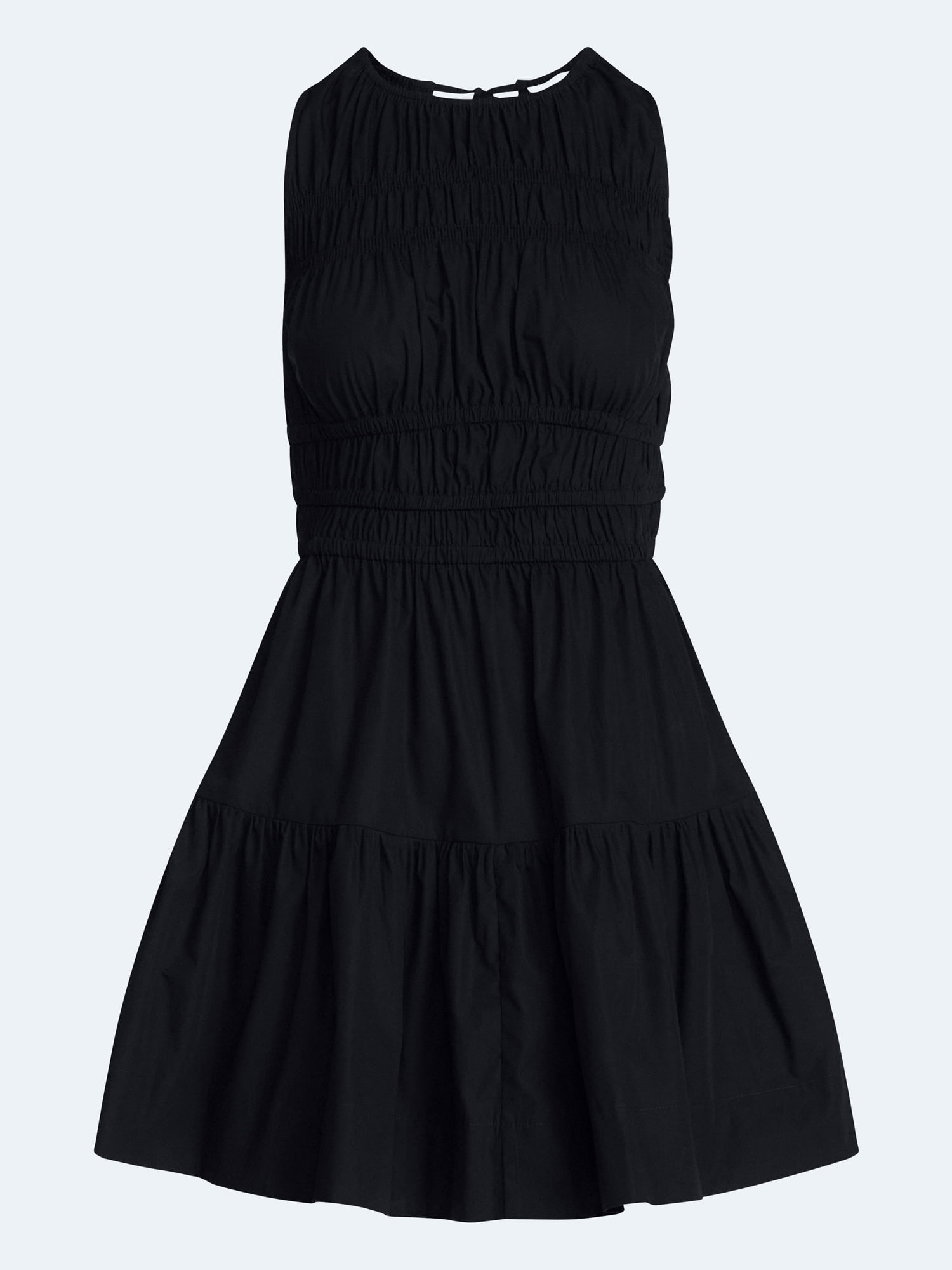 Free Assembly Women's and Women's Plus Smocked Cotton Drop Waist Mini Dress, Sizes XS-4X