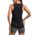 thumbnail image 1 of Musculosa CRZ YOGA Racerback sin mangas negra M, 1 of 5
