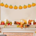 thumbnail image 4 of Thanksgiving Fall Party Banners | Pumpkin Turkey Sunflower Pull Flag Set | Multicolor Paper Garland | Festive Hanging Decorations | 8pcs Reusable Holiday Pull Cards | 6.69in | For Homes & Gatherings, 4 of 6