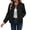 Black women's long sleeve blazer jacket a1, variant on Women's Fall Winter Long Sleeve Button Down Blazer Collared Open Front Casual Jacket Solid Basic Baseball Tops Trendy Going Out Fashion Clothes, Gray M