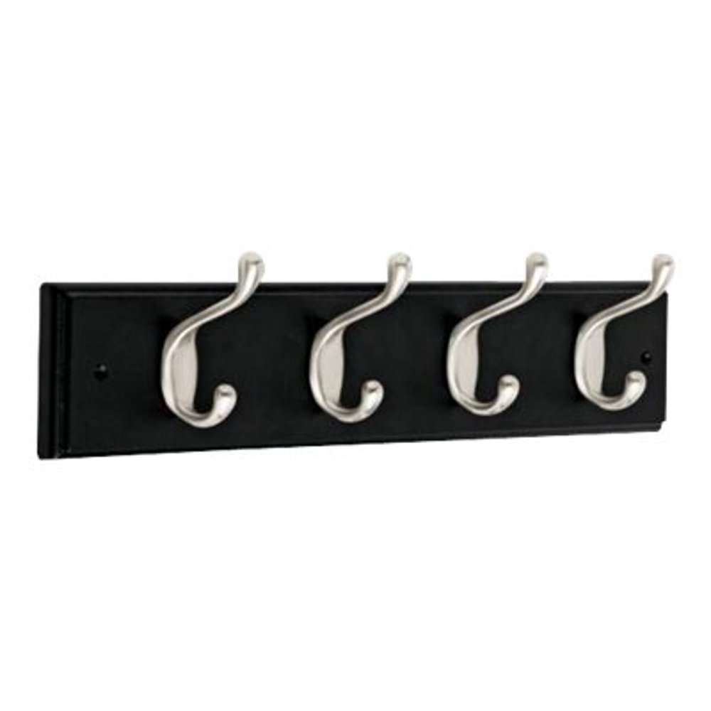 Liberty Hardware Coat rack 8 hooks MDF black