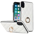 thumbnail image 1 of iPhone 14 /13 /12 /11 Plus Pro Max Mini XR XS MAX 7Plus 8Plus Case,Soft TPU Leather Back Case With Ring Holder Stand Cheap and fine, 1 of 5