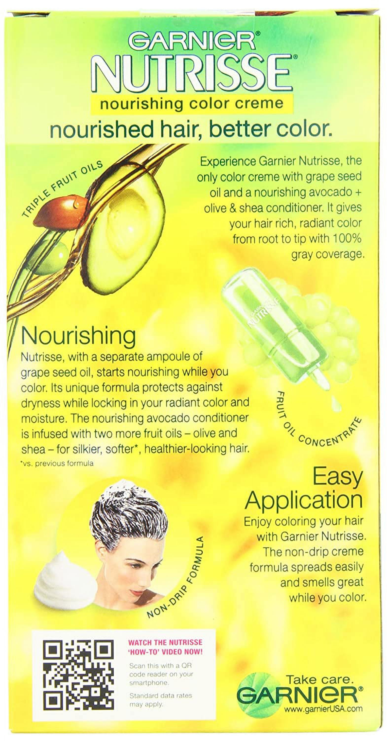 Garnier Nutrisse Nourishing Color Creme, True Red [66] 1 ea (Pack of 3)